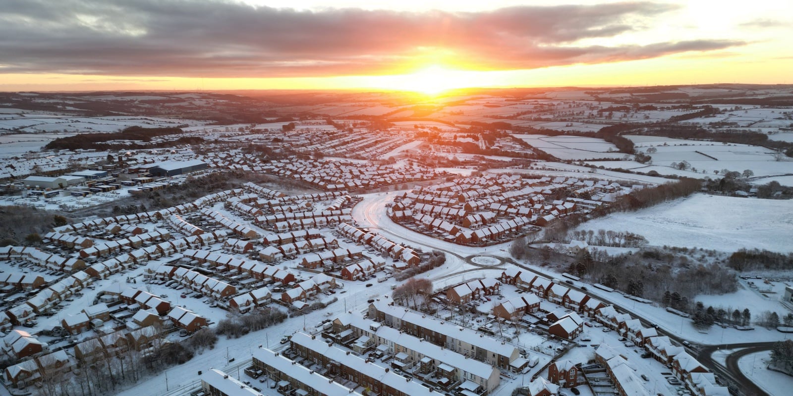 Consett in winter