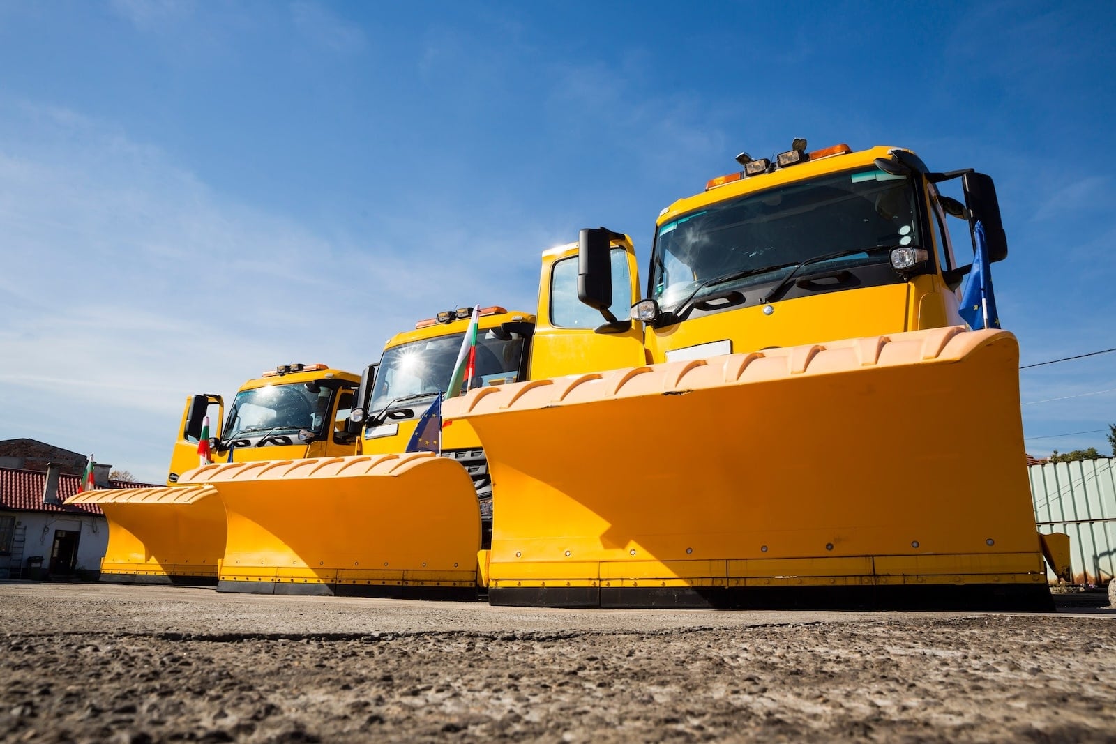 Reactive Snow Clearance Snow Plough Fleet